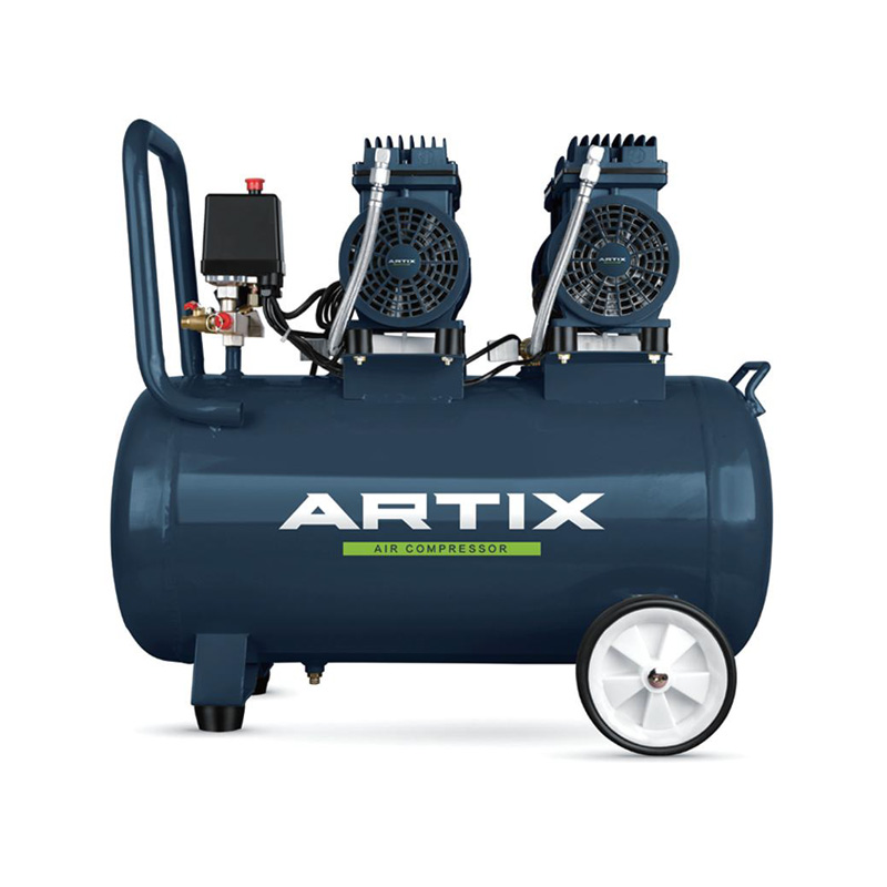 Oil Free Air Compressor 1.5HP,550W*2-50L